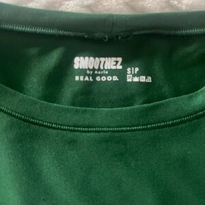 Aerie Smoothiez Deep Green Tee
